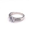 14K WHITE GOLD RNG-W001
