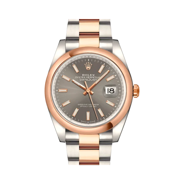 Rolex Datejust 36mm Dark Rhodium Grey Dial Stainless Steel Watch