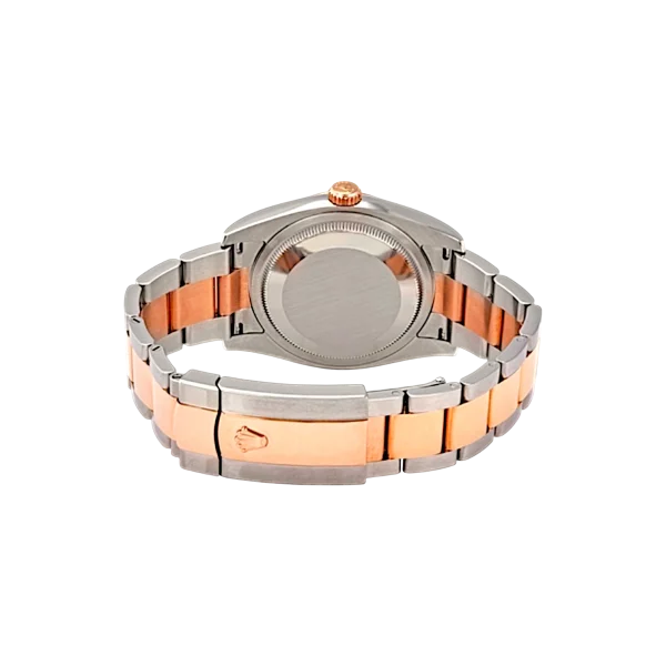 Rolex Datejust 36 Black Dial Automatic Watch –Two-Tone Rose Gold & Steel